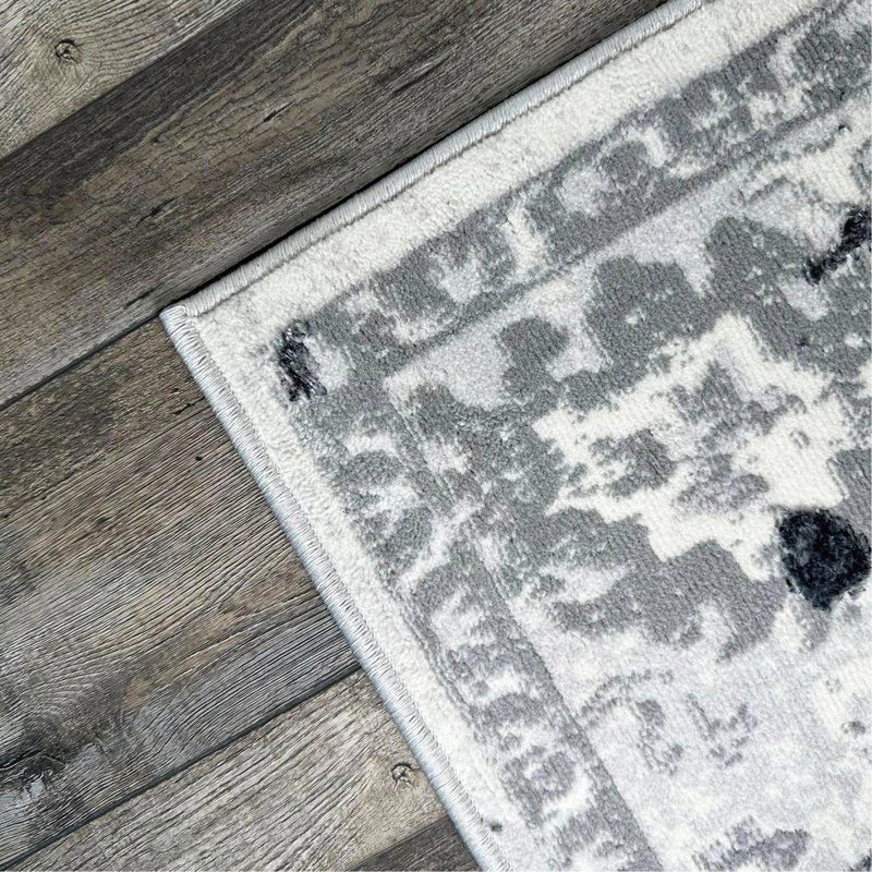 Tapis gris Shifra, Rectangle 5 pi 3 po x 7 pi 7 po