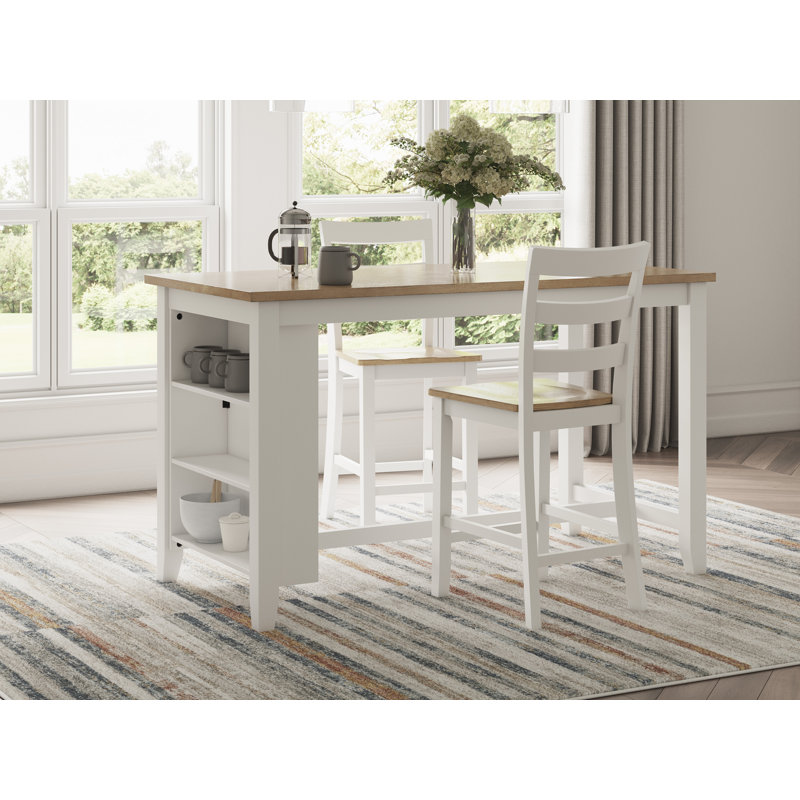 Malkin Counter Height Dining Table, White