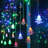 11.4 FT 96 LED Window Curtain String Lights Christmas Tree Twinkle Fairy Light 8 Modes Hanging Decor