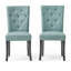 Ensemble de 2 chaises de salle à manger, chaise d'appoint pour salle à manger, cuisine et salon