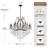 15-Light Dimmable Classic/Traditional Brass Chandelier-1042263947