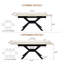 Table de salle à manger extensible Modern