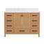 Meuble-lavabo autoportant avec plateau 48 po, meuble-lavabo autoportant avec cadre en bois massif 48 po