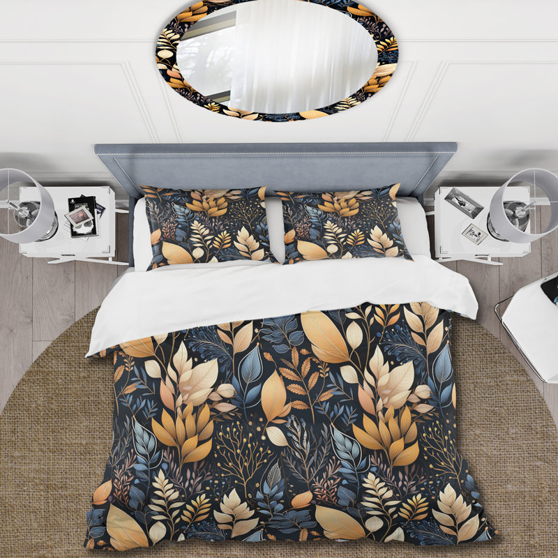 Ensemble de housse de couette Earthy Tones Natures Palotan Botanical Plants II - Plants