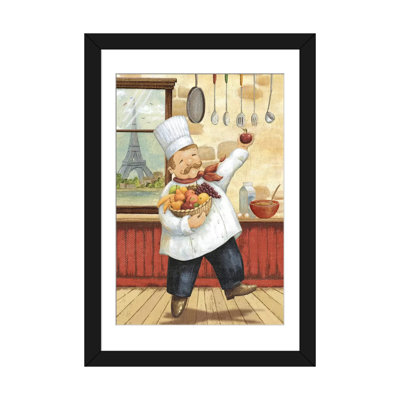 « happy chef i » par daphné brissonnet,, reproduction d’art sur toile