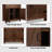 Veronda Storage Cabinet with Large Drawer and Doors, Solid Poplar Hardwood Structure Sideboard