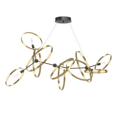 Lustre géométrique unique à 6 lumières Celesse