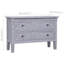Buffet 2 tiroirs Pollyanna Buffet 2 tiroirs en bois d'acajou massif-1916754444