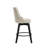Swivel Upholstered 26'' Counter Stool Wood Leg-692602873