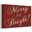 Red Merry and Bright-Gallery Wrapped Canvas-537608010