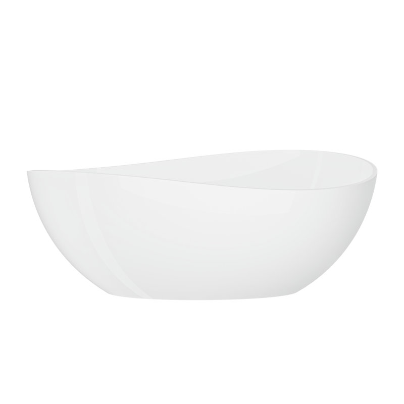 63" Freestanding Solid Surface Bathtub