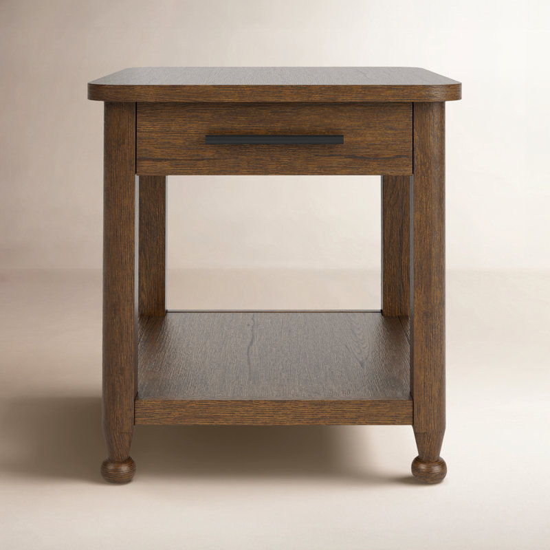 Billie Brown Large End Table