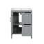 Meuble-lavabo avec lavabo / meuble-lavabo avec deux tiroirs et porte / tablette réglable-113435710