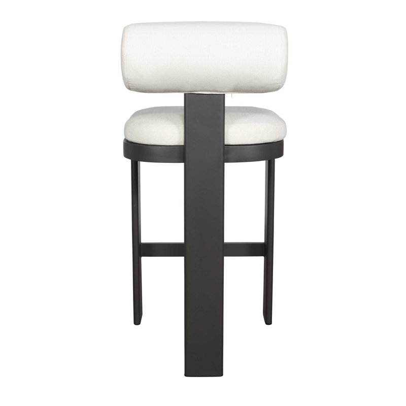 Uttermost Bolster Back Outdoor Bar Stool, 30"