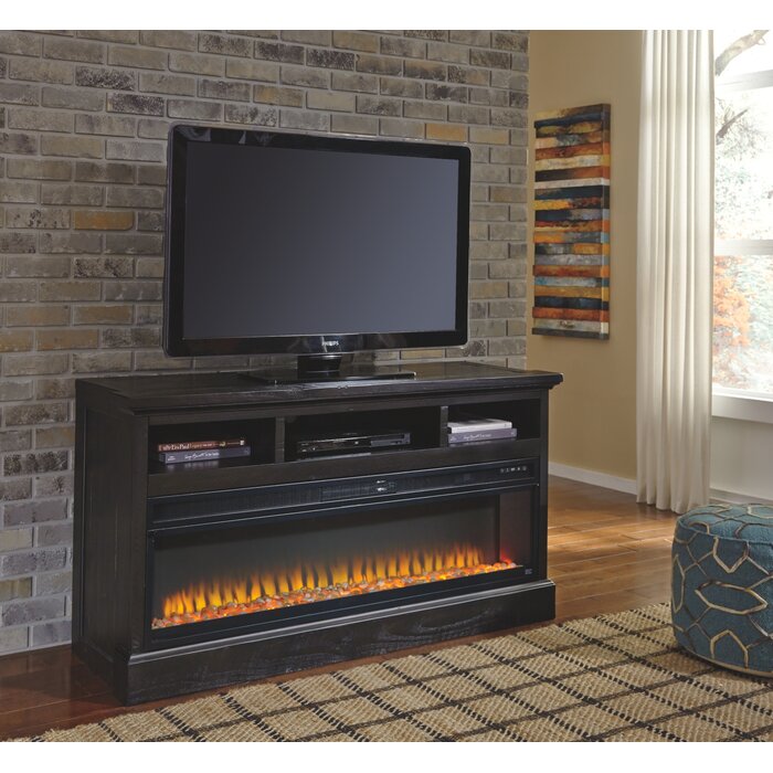 Charlton Home® Knighten 57'' W Electric Fireplace Insert & Reviews ...