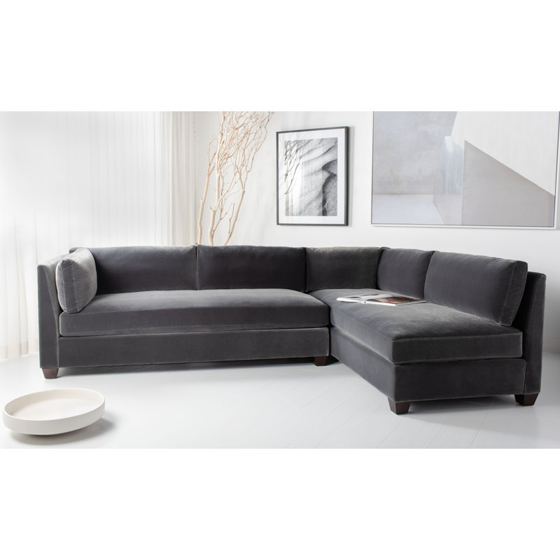 Canapé modulaire faisant face à la droite de 118 po Winford, Anthracite
