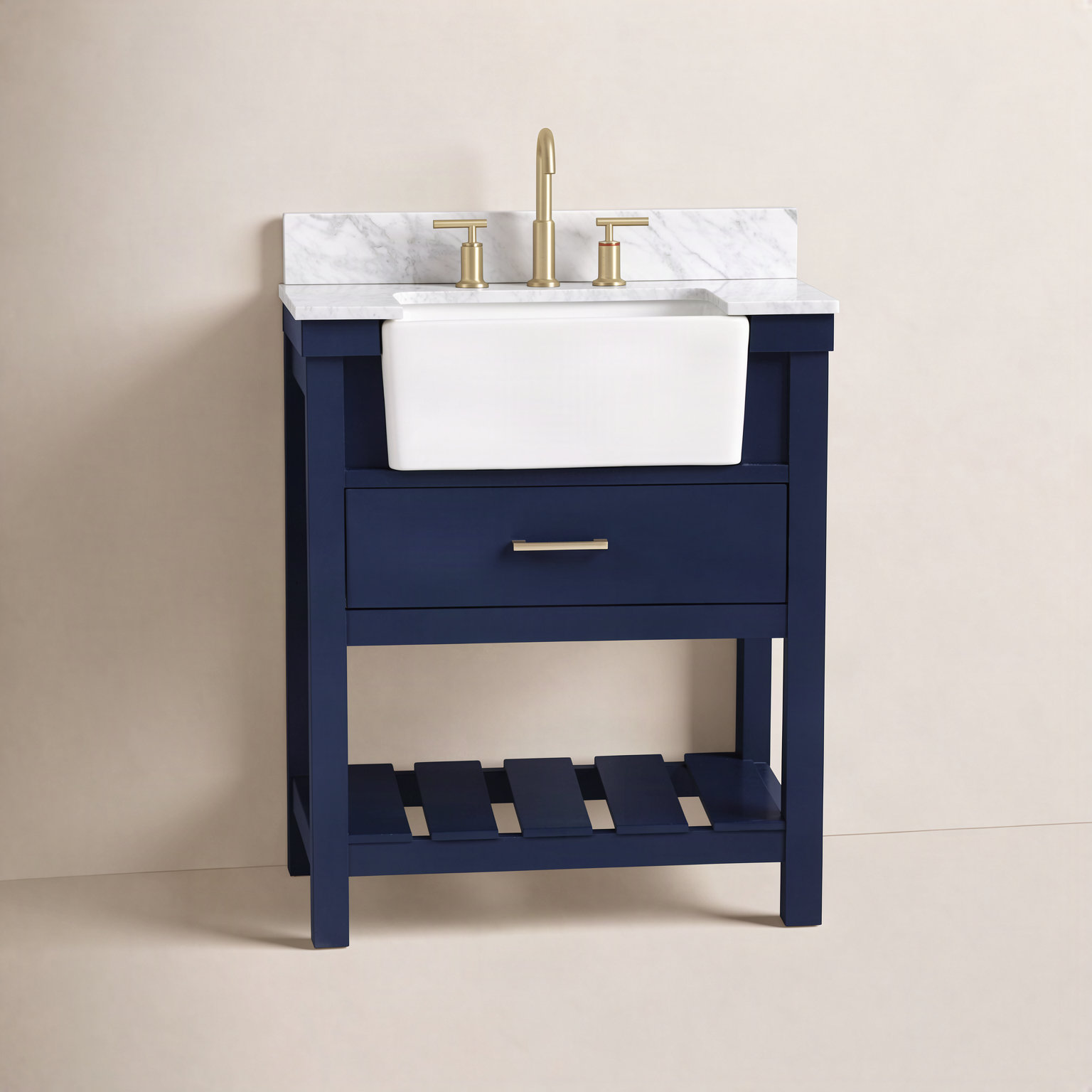 Pelaghia 30'' Single Bathroom Vanity, Blue
