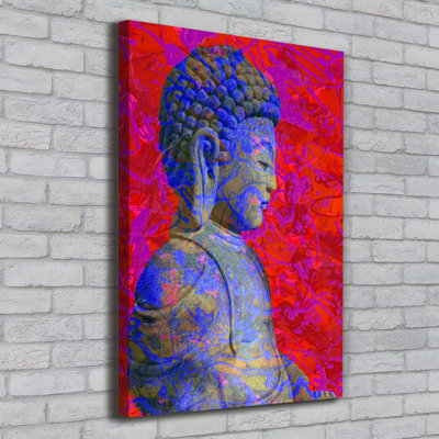 Buddha Abstraction - Wrapped Canvas Print