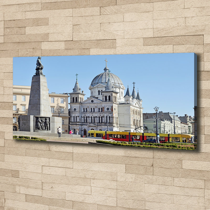 Plac Wolnoå›Ci ÅÃ³Dåº - No Frame Print, Canvas, 50cm H x 125cm W