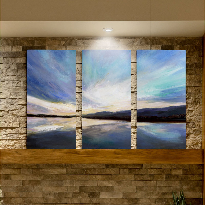 « salt flats i », impression multi-pièces sur toile, H 24 po x l 36 po x P 1,5 po