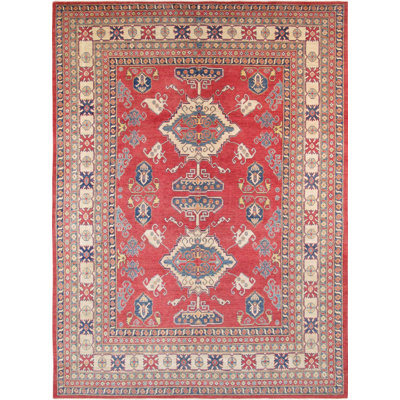 One-of-a-Kind 9'7" X 13'4" 2010s Wool Area Rug in