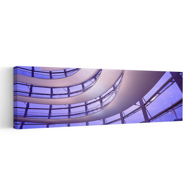 Intérieur, Reichstag, Berlin, Allemagne, architecture moderne abstraite, art mural, H 20 po x l 60 po
