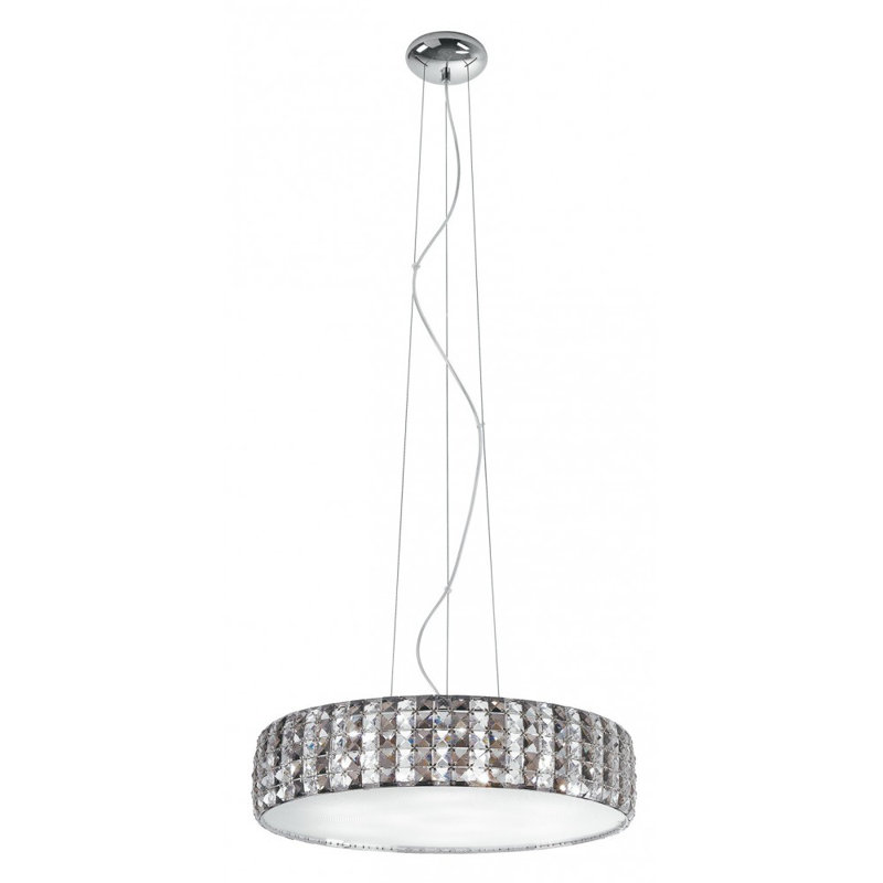 Thaddeus 9 - Light Chrome Crystal Pendant
