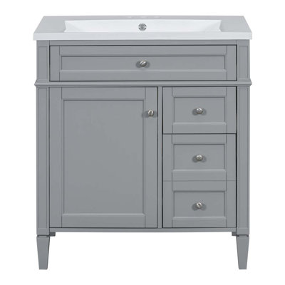 Meuble-lavabo simple 30 po avec comptoir