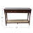 Ayleena Maxwelton Solid Wood Console Table with 2 Drawers and Woven Cane Storage Shelf-1859782370