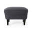 Fauteuil club avec repose-pieds