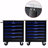 6 Drawers Multifunctional Tool Cart With Wheels