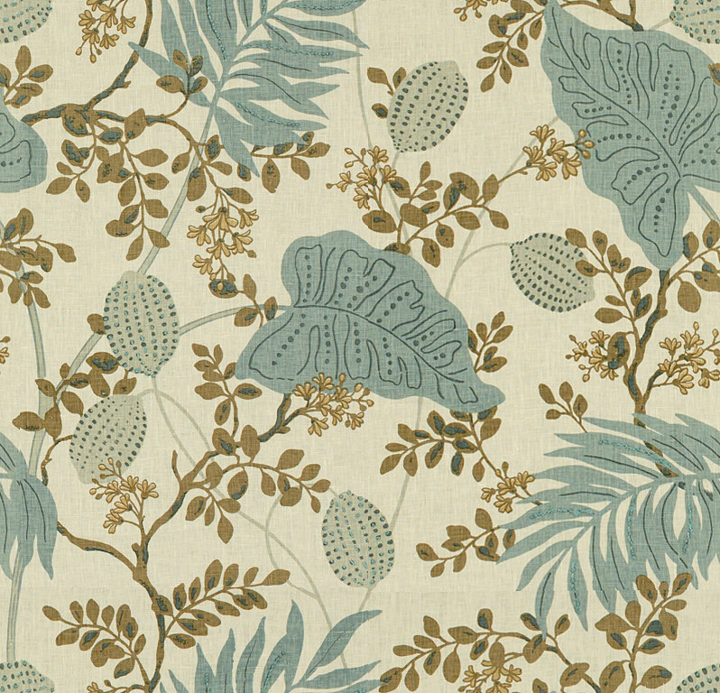 Barclay Butera Linen Fabric, Delft