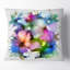 Watercolor Floral Bouquet - Coussin imprimé floral-29597853-29597857