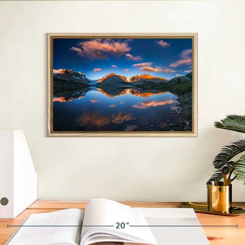 Parc national Jasper, Cadre flottant en bois naturel, 13 po x 9 po
