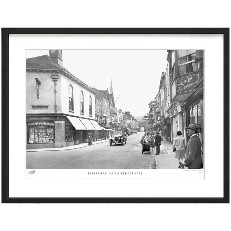 Salisbury, High Street 1928 - Single Picture Frame Print, 60cm H x 80cm W x 2.3cm D