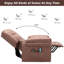 Garit Faux Leather Heated Massage Chair-1603891104