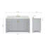 61 IN.  Single Bathroom Vanity-77140973-9347658-9347663