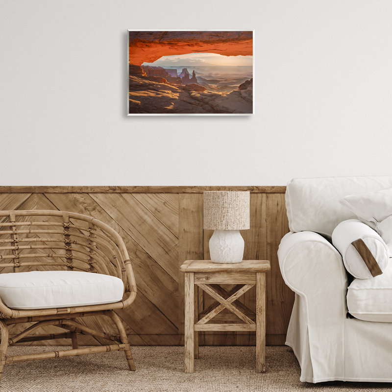  «Under Canyon Rocks View» par Marty Hulsebos, H 13 po x l 19 po