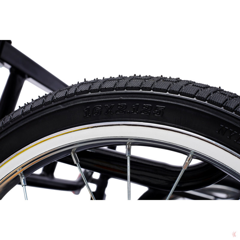 Remorque de cargaison de vélo pliable avec attelage de vélo universel, remorque de chariot de vélo avec roues et réflecteurs de 16 po, grand chariot de rangement de remorque de vélo à chargement