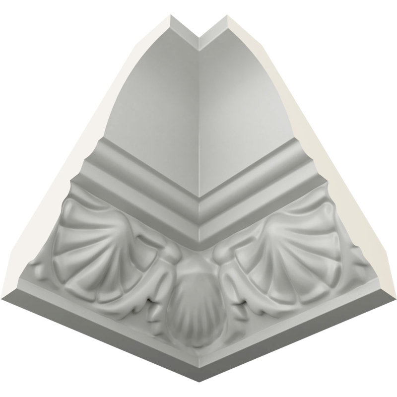 Moulure de coin intérieure Endurathane, P 2 3/4 po x H 2 7/8 po (correspond à la moulure MLD02X02X02SH), apprêtée en usine
