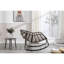 Fauteuil inclinable blanc à bascule, confortable pour la véranda, le jardin, le fauteuil d'extérieur blanc, le patio-177242285