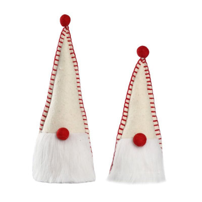 SET OF 2 Felt Gnome
