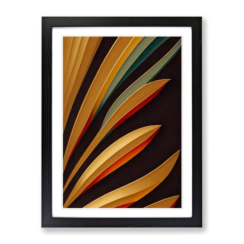 Deco Design Vol.3 - Framed Print, Black Framed, 34cm H x 25cm W x 2cm D
