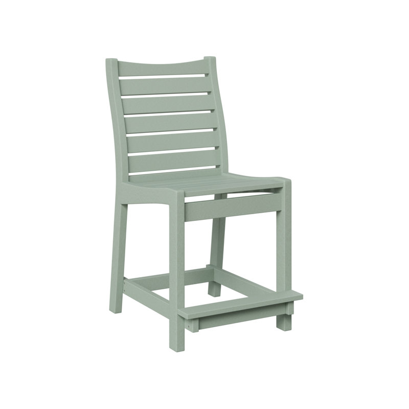 Bristol Outdoor Bar Stool, Seafoam