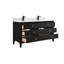 60" Solid Wood Sink Vanity With 1" Artificial Stone Top-1454695154-1454695167