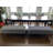 SEAT4U Prebe Bedroom Hallyway Bench with Onyx Black Ticking Linen blend Fabric Upholstered -1157898201
