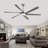 High Airflow Smart Ceiling Fan With Dimmable Led, Dc Motor-1671214717
