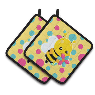 Cuisinier poignée caroline abeilles avec fleur