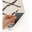 Ahavah Geometric Vinyl Machine Printed Area Rug-1306727114