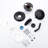 Single Handle 5-Spray Patterns Shower Faucet With High Pressure Shower Head-121882754